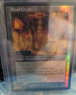 2024 MAGIC THE GATHERING BLOOD CRYPT RETRO FRAMED FOIL SERIALIZED 332/500 - Image 4
