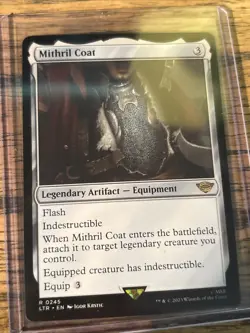MTG Mithril Coat (245/511) The Lord of the Rings Tales of Middle-earth LP - Image 1