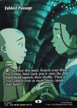Fabled Passage Borderless Avatar The Last Airbender Eternal-Legal MTG - Image 1