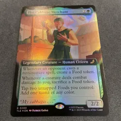 The Cabbage Merchant - #203 Foil Extended Art Foil - Avatar - Mtg - Image 2