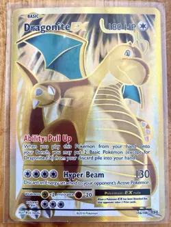 POKEMON TCG DRAGONITE EX FULL ART ULTRA RARE BASIC 106/108 EVOLUTIONS 2016 VG+ - Image 1