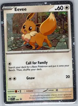 Eevee SVP 200 (Cosmos Holo) 200 Holo Scarlet Violet Promo - Pokemon Card - NM - Image 1