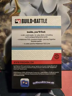 Pokemon TCG New Sealed Journey Together Build And Battle Box - Image 2