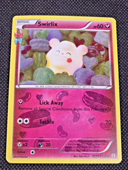 HP Pokemon XY Generations Swirlix RC19/RC32 Reverse Holo LP -- L27 - Image 1