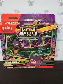 Pokemon 2025 Mega Gengar Ex Mega Battle Deck Hunter Ar Sealed - Image 1