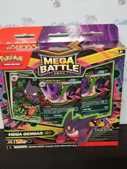 Pokemon 2025 Mega Gengar Ex Mega Battle Deck Hunter Ar Sealed - Image 3
