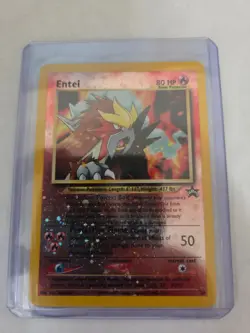 Pokemon TCG Entei Wizards Black Star Promos 34 Holo Promo LP-NM - Image 1