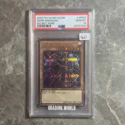Dark Magician QCDB-JP007 Secret Rare PSA 10 Gem Mint YuGiOh Japanese - Image 1
