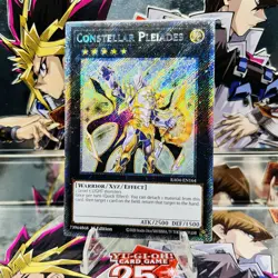 Yugioh Constellar Pleiades RA04-EN164 Platinum Secret Rare 1st Ed Near Mint - Image 1