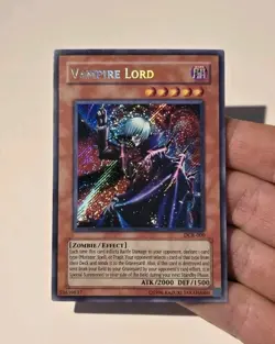 Yugioh Vampire Lord DCR-000 Dark Crisis Unlimited Secret Rare NM - Image 3