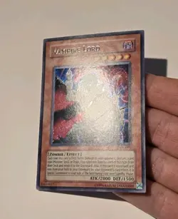 Yugioh Vampire Lord DCR-000 Dark Crisis Unlimited Secret Rare NM - Image 4