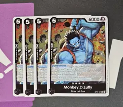 One Piece Card Game - OP07-091 - Monkey.D.Luffy - Playset x4 - English - Image 1