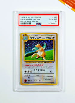 Pokemon PSA 10 Dragonite #149 Holo Game Boy Promo 1998 Japanese - Image 1