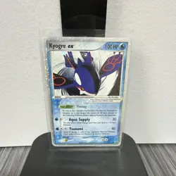 Pokemon Kyogre ex 100HP Nintendo Promo Holo 037 Aqua Supply Tsunami English Card - Image 1