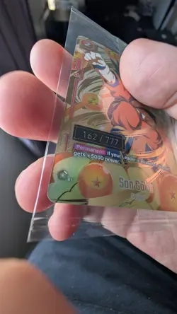 dragon ball Fusion World promo serial card Son goku fp-001 - Image 3