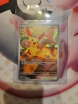 Pokemon Plusle Paradox Rift TCG Holo Card 193/182 Illustration Rare, Near Mint - Image 3