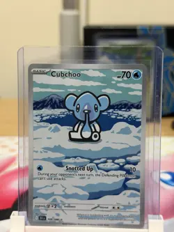 Pokemon TCG Cubchoo Illustration Rare Card 109/086 English Black Bolt - Image 1