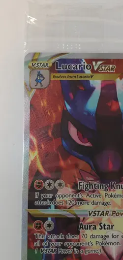 HOLOGRAPHIC FULL ART Lucario VSTAR SWSH291 SWSH Sword Shield Promo Card SEALED - Image 2