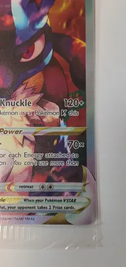 HOLOGRAPHIC FULL ART Lucario VSTAR SWSH291 SWSH Sword Shield Promo Card SEALED - Image 4