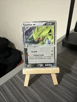 Pokemon TCG Tyranitar EX 17/17 Pop Series 1 Ultra Rare Holo Card #17/17 - Image 1