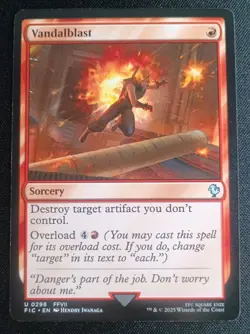 MTG Final Fantasy - Vandalblast - Rare - Image 1