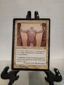 MTG Rare Marble Titan - Tempest - Image 1