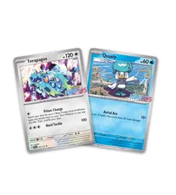 Surging Sparks Pokemon Center Quaxly Terapagos Promo Sealed In Hand - Image 1