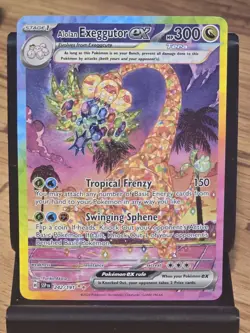 Pokemon TCG Alolan Exeggutor EX 242/191 SV08 Special Illustration Rare Holo - Image 1