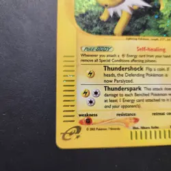 2003 Jolteon H12/H32 - Skyridge Holo Rare - Pokemon TCG - LP - Image 4