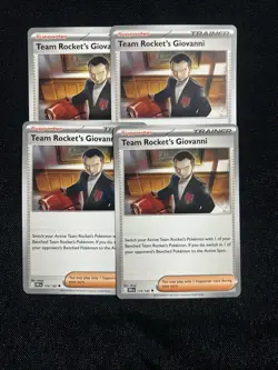Pokemon SV 2025 Destined Rivals Team Rockets Giovanni Promos Holo Card 174/182 - Image 1