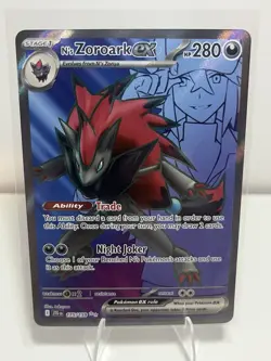 Pokemon TCG Journey Together N's Zoroark EX Holo Ultra Rare - Image 1