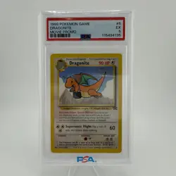 Pokemon TCG Dragonite Promo Card The First Movie PSA 5 Stamped Promo Vintage - Image 1