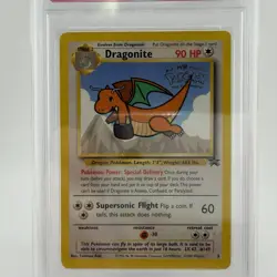 Pokemon TCG Dragonite Promo Card The First Movie PSA 5 Stamped Promo Vintage - Image 2