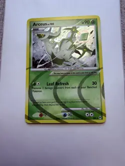 Pokemon TCG Arceus AR2 Platinum Holo Rare Lv.100 - Image 1