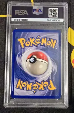 Pokemon Ninetales Base Set Unlimited Holo Rare #12/102 PSA 8 🦊 1999 - Image 2