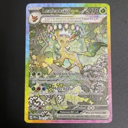 Pokemon TCG Leafeon EX Sir 144/131 Prismatic Evolutions - Image 1