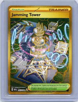 Jamming Tower 243/182 Destined Rivals Hyper Rare Pokemon NM - Image 1
