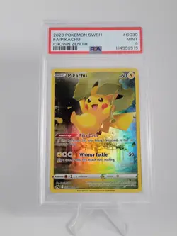 Pokemon - Pikachu - Crown Zenith GG - GG30/GG70 - Holo Rare- PSA 9 Mint - Image 3