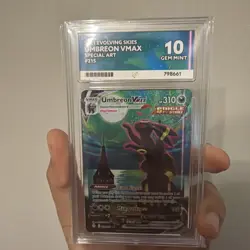 Umbreon VMAX 215/203 Evolving Skies Alt Art - ACE GEM MINT 10 - Image 1