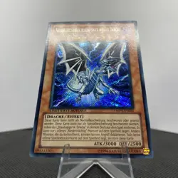 Yugioh Niedertrachtiger blauaugiger weisser Drache YMP1-DE002 Secret Rare NM - Image 5
