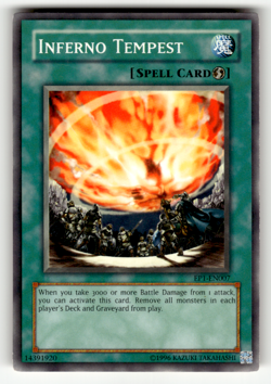 Inferno Tempest EP1-EN007 Common Yu-Gi-Oh! Movie Exclusive Pack LP - Image 1