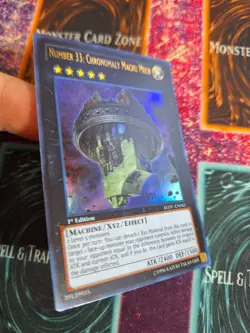 Yu-Gi-Oh! Number 33: Chronomaly Machu Mech REDU-043 Ultra Rare 1st Edition NM - Image 2