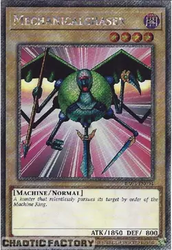 YUGIOH RA03-EN094 Mechanicalchaser Platinum Secret Rare 1st Edition NM - Image 1