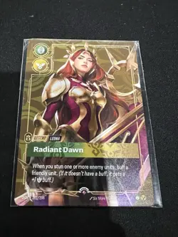 Riftbound LEONA Radiant Dawn METAL Card Houston Prize Wall Exclusive Promo - Image 1
