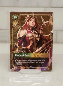 Riftbound LEONA Radiant Dawn METAL Card Houston Prize Wall Exclusive Promo 1/35 - Image 1