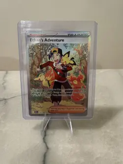 *Pack Fresh* Ethan's Adventure SIR 236/182 Destined Rivals Pokemon Card - NM - Image 1