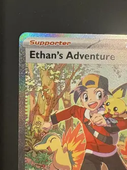 *Pack Fresh* Ethan's Adventure SIR 236/182 Destined Rivals Pokemon Card - NM - Image 3