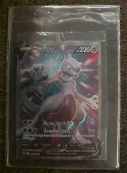 Mewtwo V Swsh229 Black Star Promo Cards Holo (Sealed) New Pokemon GO Card TCG - Image 1
