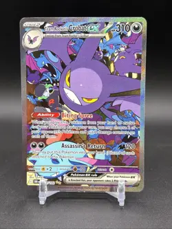 Pokemon TCG Team Rockets Crobat EX Sir 234/182 Destined Rivals NM Card - Image 1