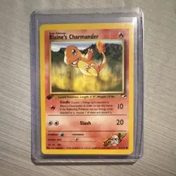 Pokemon TCG Charmander & Blaine's Charmander 7 Basic Regular English Cards - Image 5